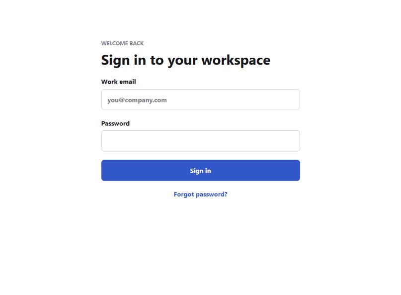 Signify Creator sign-in experience